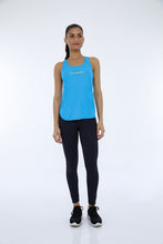 Carregar imagem no visualizador da galeria, Image 02: Alto Giro Fitness Haut Regata Skin Fit Inspiracional Azul Vivid
