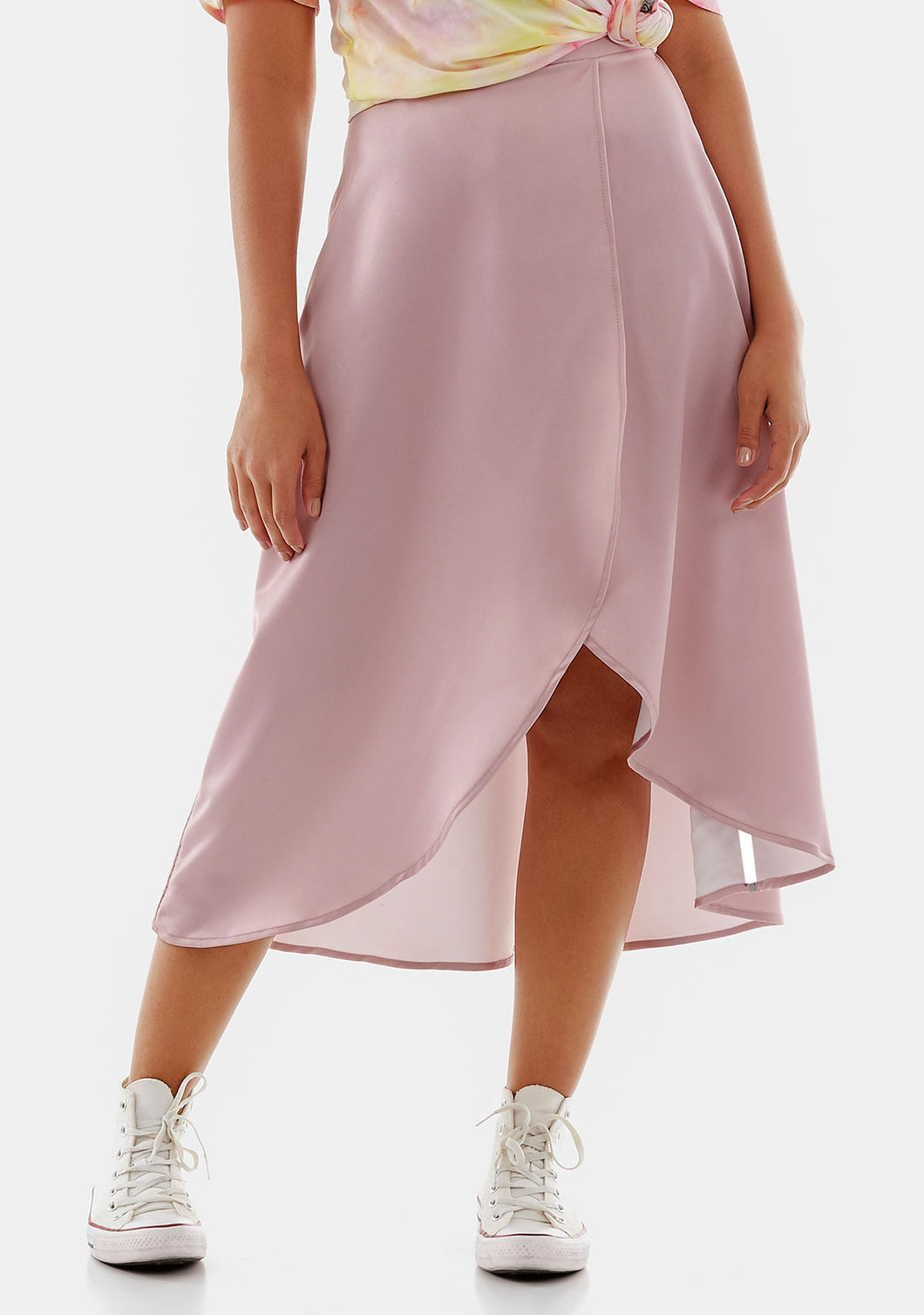 Model Front: Alto Giro Fitness Bas Saia Cdc Royale Mid Rosa