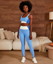 Carregar imagem no visualizador da galeria, Image 02: Alto Giro Fitness Haut Top Blackout Cos Anatomico Azul Soft
