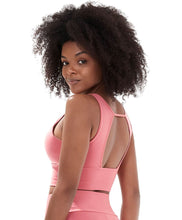 Carregar imagem no visualizador da galeria, Model Back: Alto Giro Fitness Haut Top Supplex Termo Coral Energy

