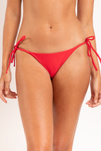 Carregar imagem no visualizador da galeria, Bottom Microfibra-Chic-Red Cheeky-Tie
