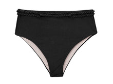 Carregar imagem no visualizador da galeria, Bottom Shimmer-Black Hotpants
