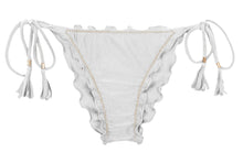 Carregar imagem no visualizador da galeria, Bottom Shimmer-White Frufru
