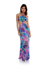 Carregar imagem no visualizador da galeria, Cut Out Long Dress Multicolor
