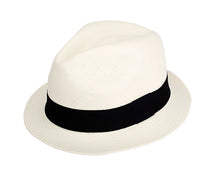 Carregar imagem no visualizador da galeria, Product Front: De Punta En Blanco Chapeau Panama Adrien Blanco
