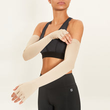 Carregar imagem no visualizador da galeria, Extra Long Glove Chocolate UPF50+
