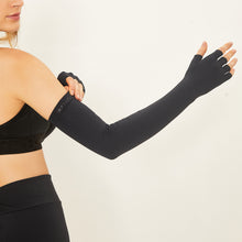 Carregar imagem no visualizador da galeria, Extra Long Glove Preto UPF50+
