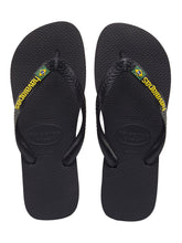 Carregar imagem no visualizador da galeria, Product Front: Havaianas Tongs Brasil Logo Black
