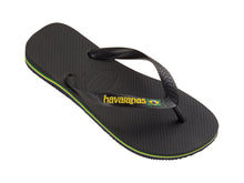 Carregar imagem no visualizador da galeria, Model Front: Havaianas Tongs Brasil Logo Black
