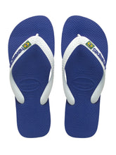 Carregar imagem no visualizador da galeria, Product Front: Havaianas Tongs Brasil Logo Marine Blue
