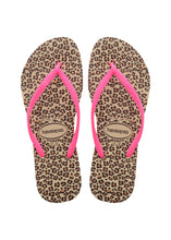 Carregar imagem no visualizador da galeria, Image 04: Havaianas Tongs Havaianas Slim Animals Sandgrey/Pink
