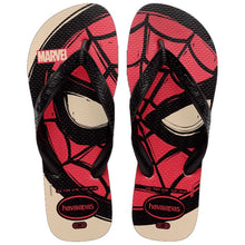 Carregar imagem no visualizador da galeria, Product Front: Havaianas Tongs Havaianas Top Marvel Logomania Beige Palha
