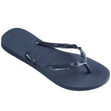 Carregar imagem no visualizador da galeria, Product Front: Havaianas Tongs Slim Hardware Indigo Blue-Indigo Blue
