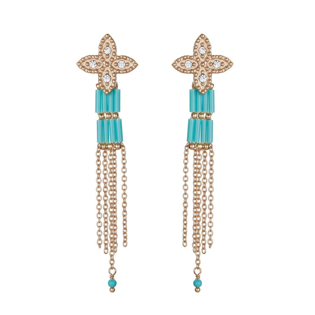 Product Front: Hipanema Boucles D'oreille Alabaster Turquoise Hipanema