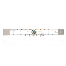 Carregar imagem no visualizador da galeria, Product Back: Hipanema Bracelet Cuff Goldville Silver Hipanema
