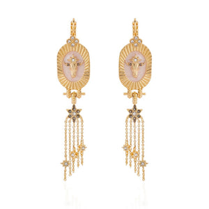 Product Front: Hipanema Boucles D'oreille Earrings Altor White Hipenema