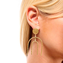 Carregar imagem no visualizador da galeria, Image 02: Hipanema Boucles D&#39;oreille Earrings Kaldera Gold Hipenema
