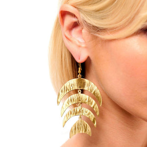 Image 02: Hipanema Boucles D'oreille Earrings Taiana Gold Hipenema