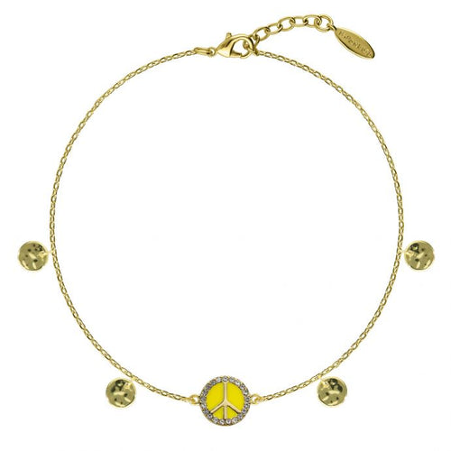 Model Front: Hipanema Bracelet Joyful Yellow Hipanema