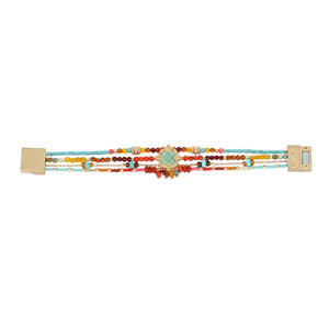 Product Back: Hipanema Bracelet Metaphor Turquoise Hipanema