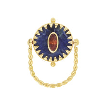 Carregar imagem no visualizador da galeria, Model Front: Hipanema Bague Miamor Blue Hipanema
