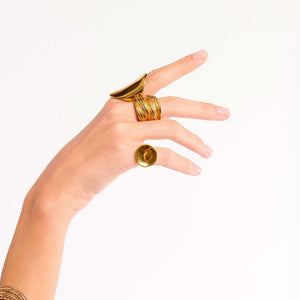 Image 02: Hipanema Bague Ring Alexandria Gold Hipenema