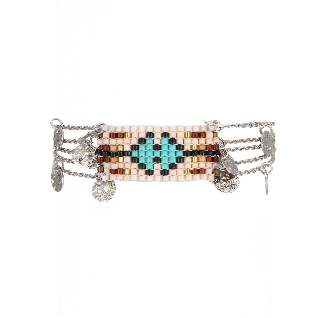 Product Front: Hipanema Bracelet Silver Hatchee Hipanema
