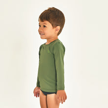 Carregar imagem no visualizador da galeria, Longsleeve Baby Verde Militar UPF50+
