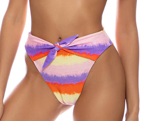 Image 04: Luli Fama Bas Bottom Bandeau Miami Sunsets
