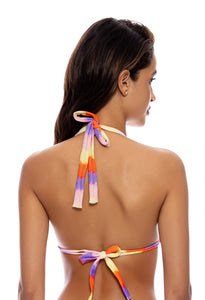 Model Back: Luli Fama Haut Top Full Miami Sunsets