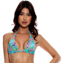 Carregar imagem no visualizador da galeria, Gallery: Luli Fama Haut Top Full Ruched Aqua
