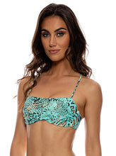 Carregar imagem no visualizador da galeria, Image 02: Luli Fama Haut Top Square Animale Aqua
