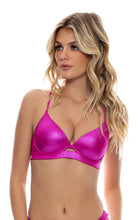 Carregar imagem no visualizador da galeria, Model Front: Luli Fama Haut Top Underwire Babes Just Want Sun Ruby
