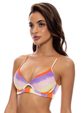 Carregar imagem no visualizador da galeria, Image 04: Luli Fama Haut Top Underwire Miami Sunsets
