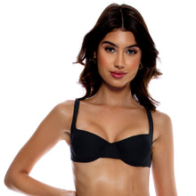 Carregar imagem no visualizador da galeria, Gallery: Luli Fama Haut Top Wide Strap Black
