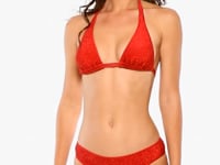 Carregar e reproduzir vídeo no visualizador da Galeria, Video: Luli Fama Bas Bottom Halter Stardust Red
