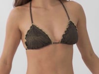 Carregar e reproduzir vídeo no visualizador da Galeria, Video: Rio De Sol Bas Bottom Radiante-Black Frufru
