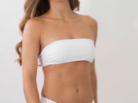 Carregar e reproduzir vídeo no visualizador da Galeria, Set Sand-White Bandeau-Reto Nice-Fio
