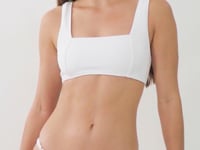 Carregar e reproduzir vídeo no visualizador da Galeria, Video: Rio De Sol Haut Top Sand-White Mary
