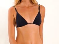 Carregar e reproduzir vídeo no visualizador da Galeria, Video: Rio De Sol Bas Bottom Shimmer-Black Ibiza-Comfy-Gold
