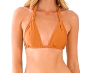 Carregar e reproduzir vídeo no visualizador da Galeria, Video: Rio De Sol Haut Top Shimmer-Nocciola Mel
