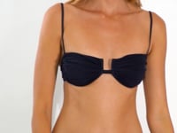 Carregar e reproduzir vídeo no visualizador da Galeria, Video: Rio De Sol Haut Top Malibu-Black Zaya
