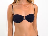 Carregar e reproduzir vídeo no visualizador da Galeria, Video: Rio De Sol Bas Bottom Malibu-Black Cheeky-Tie
