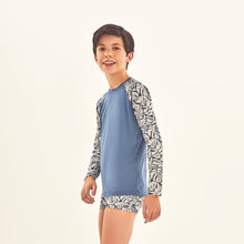 Carregar imagem no visualizador da galeria, Rash Guard Kids Costela Aco Off White UPF50+
