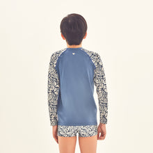 Carregar imagem no visualizador da galeria, Rash Guard Kids Costela Aco Off White UPF50+
