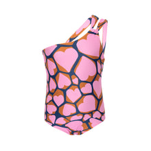 Carregar imagem no visualizador da galeria, Product Front: Rio De Sol Une Pièce Fille Amore-Pink Santorini-Kids
