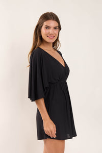 Image 02: Rio De Sol Vêtement De Plage Black Mini Dress