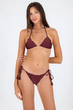 Carregar imagem no visualizador da galeria, Model Front: Rio De Sol Bas Bottom Barolo Frufru-Fio
