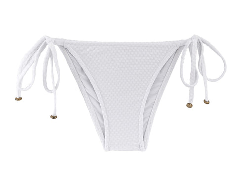 Product Front: Rio De Sol Bas Bottom Cloque Branco Balconet