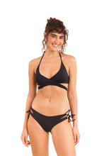 Carregar imagem no visualizador da galeria, Model Front: Rio De Sol Bas Bottom Dots-Black Madrid
